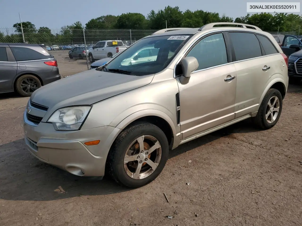 2014 Chevrolet Captiva Lt VIN: 3GNAL3EK0ES520911 Lot: 59116825