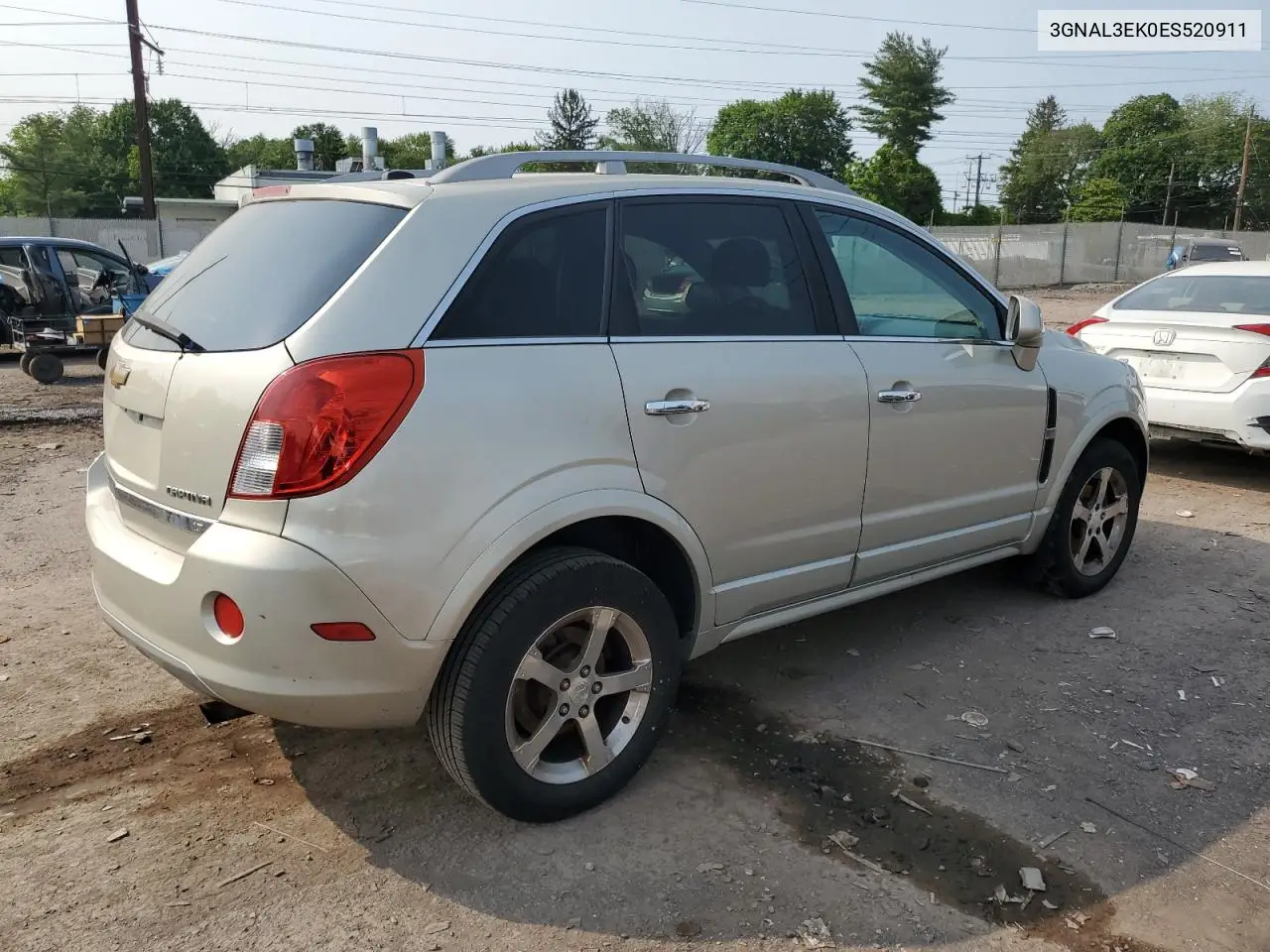 2014 Chevrolet Captiva Lt VIN: 3GNAL3EK0ES520911 Lot: 59116825