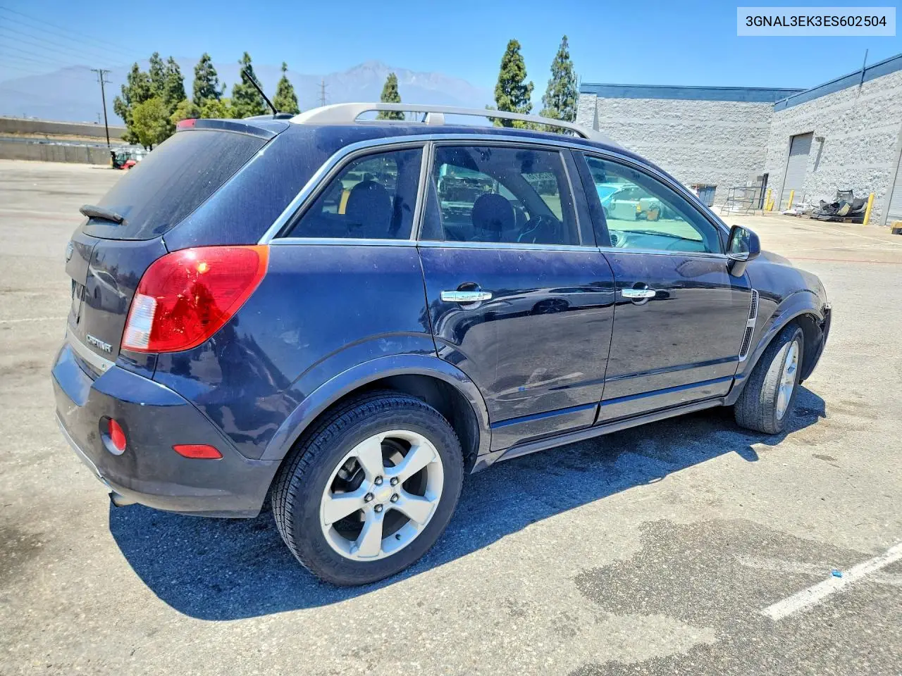 2014 Chevrolet Captiva Lt VIN: 3GNAL3EK3ES602504 Lot: 59125316