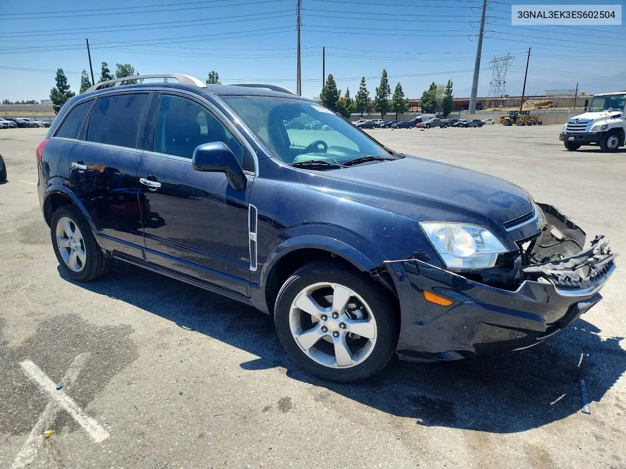 2014 Chevrolet Captiva Lt VIN: 3GNAL3EK3ES602504 Lot: 59125316