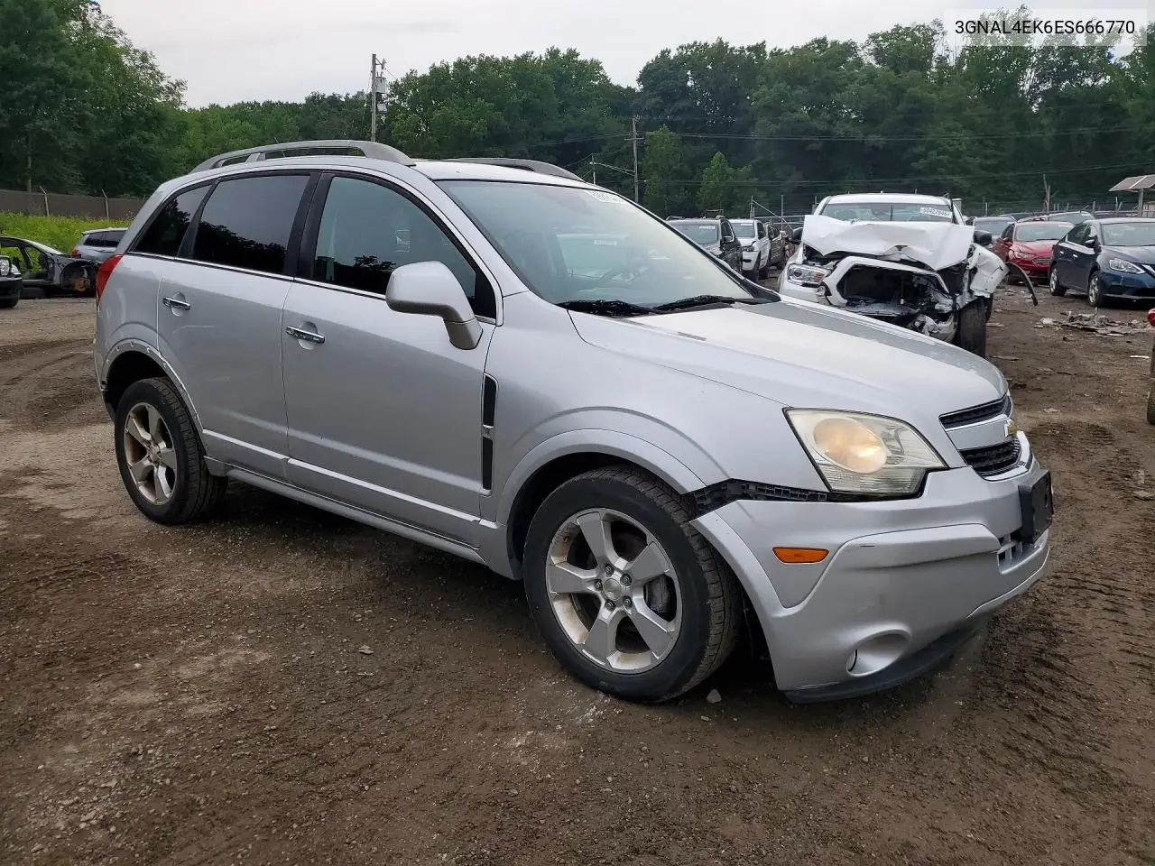 2014 Chevrolet Captiva Ltz VIN: 3GNAL4EK6ES666770 Lot: 59248336