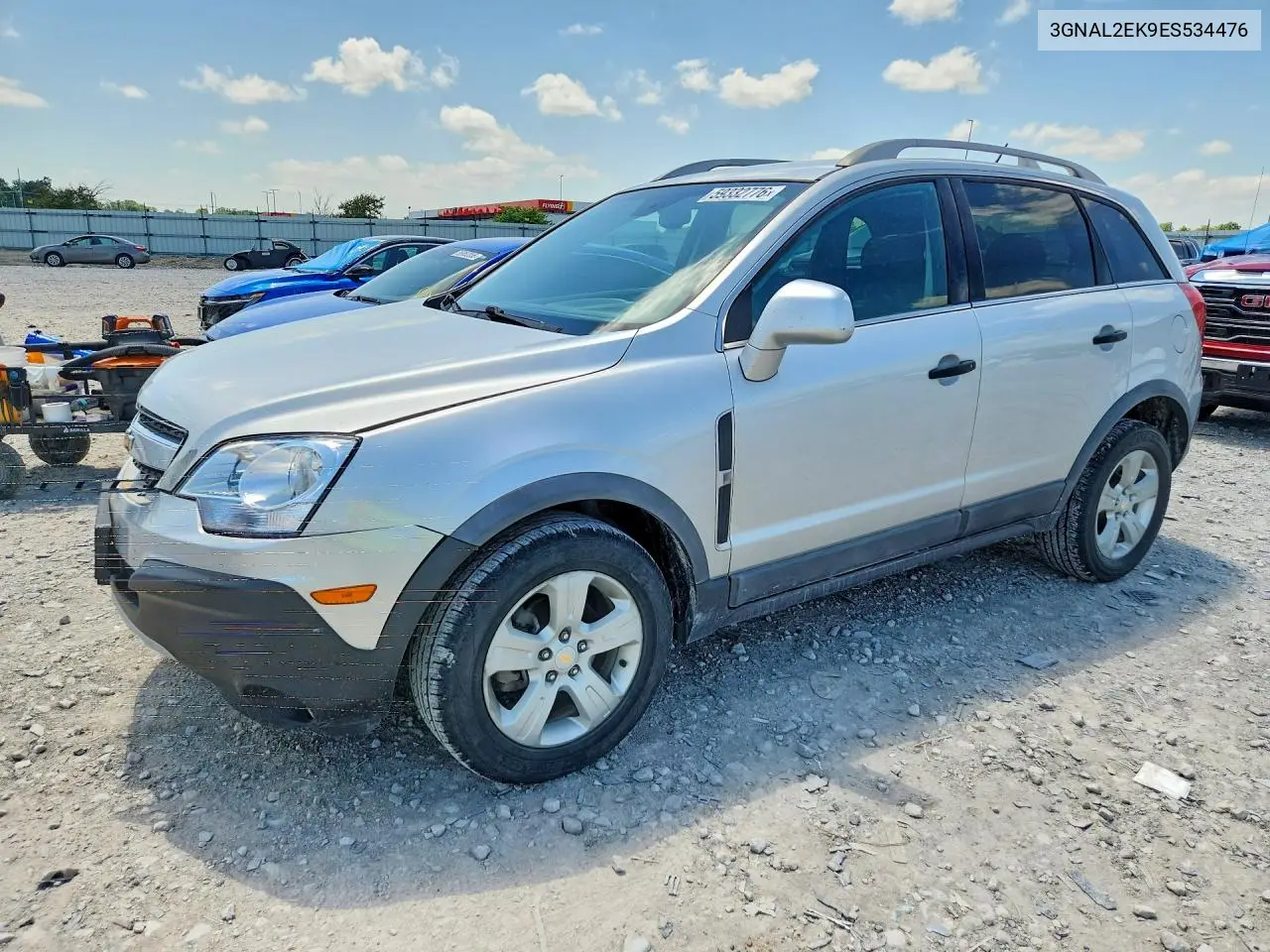 2014 Chevrolet Captiva Ls VIN: 3GNAL2EK9ES534476 Lot: 59332776