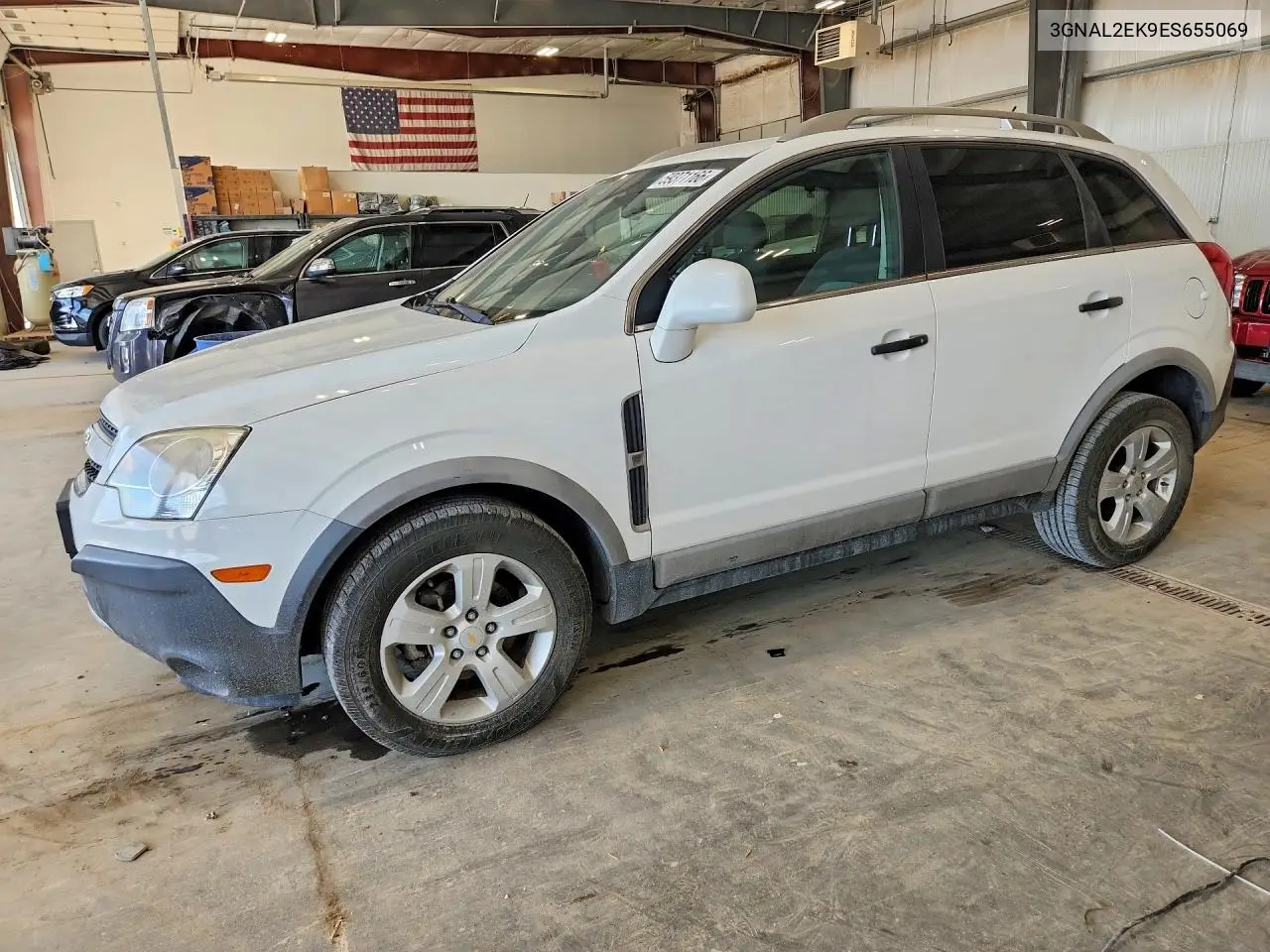 2014 Chevrolet Captiva Ls VIN: 3GNAL2EK9ES655069 Lot: 59371166