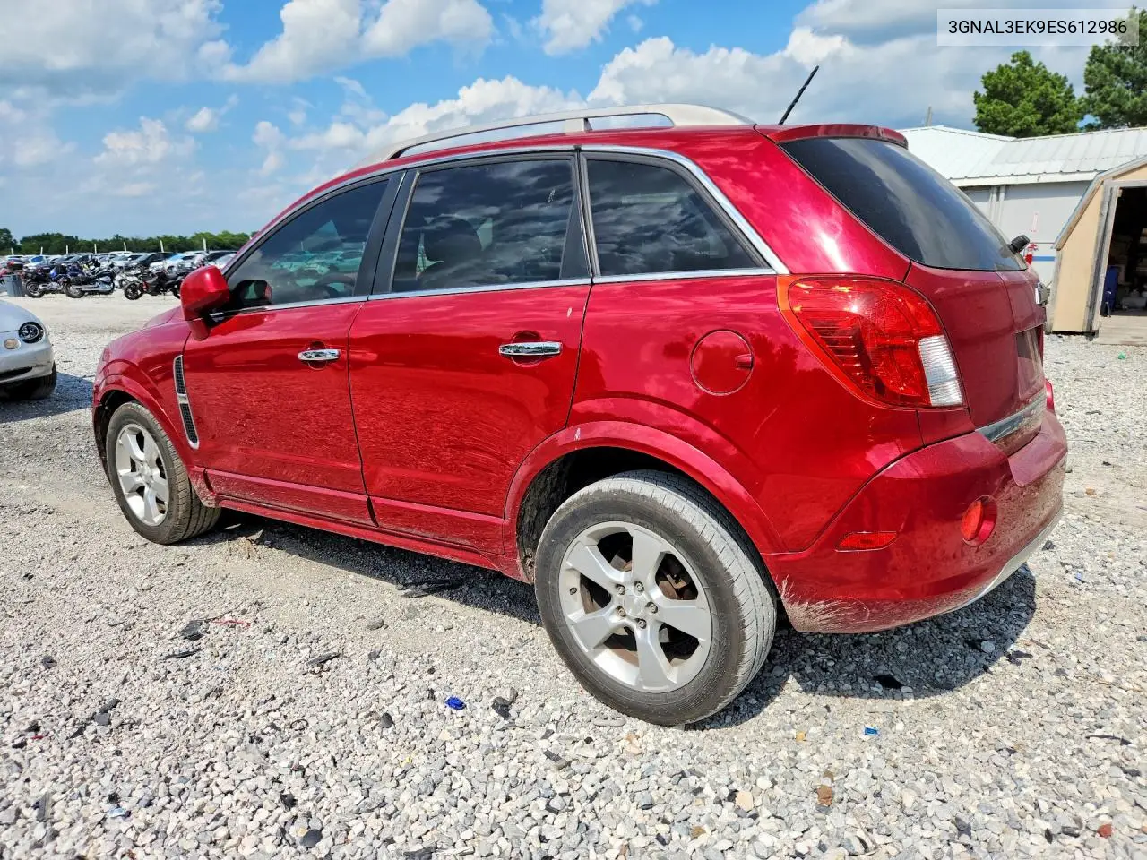 2014 Chevrolet Captiva Lt VIN: 3GNAL3EK9ES612986 Lot: 60158756