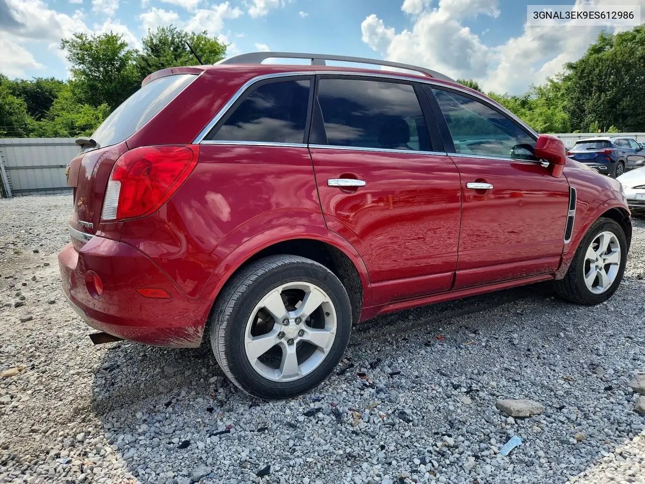 2014 Chevrolet Captiva Lt VIN: 3GNAL3EK9ES612986 Lot: 60158756