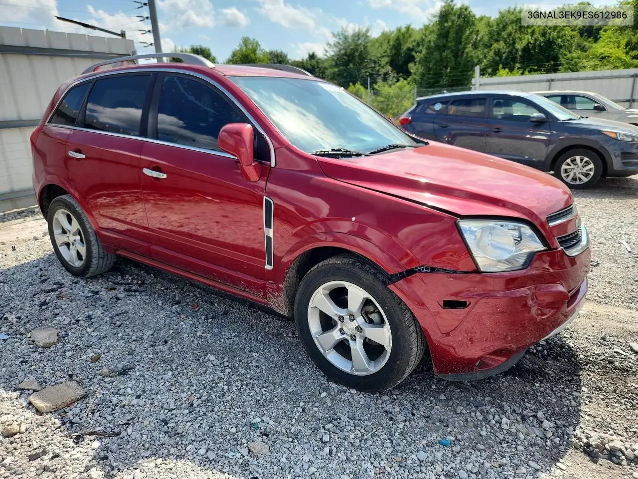 2014 Chevrolet Captiva Lt VIN: 3GNAL3EK9ES612986 Lot: 60158756
