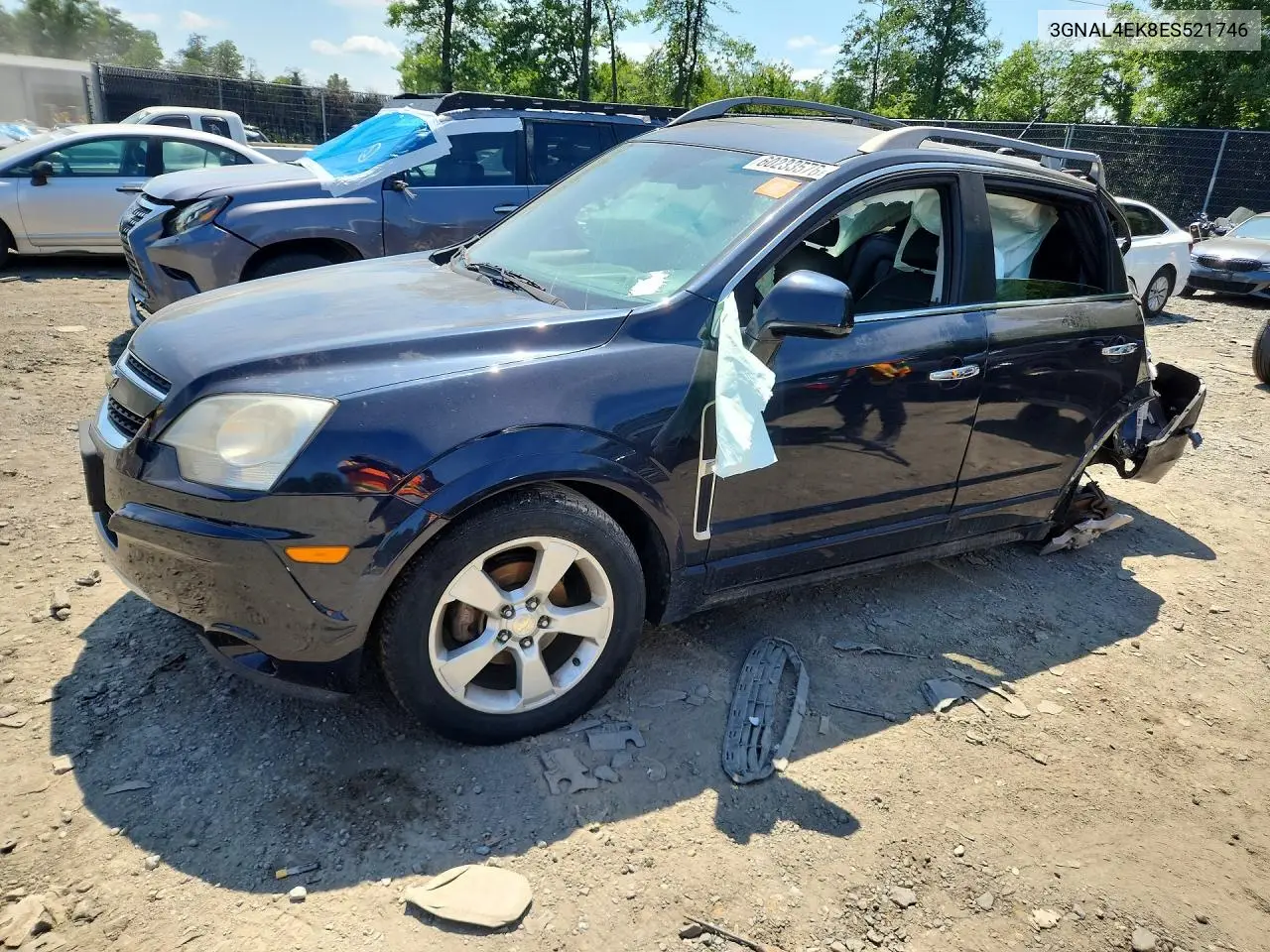 2014 Chevrolet Captiva Ltz VIN: 3GNAL4EK8ES521746 Lot: 60233576