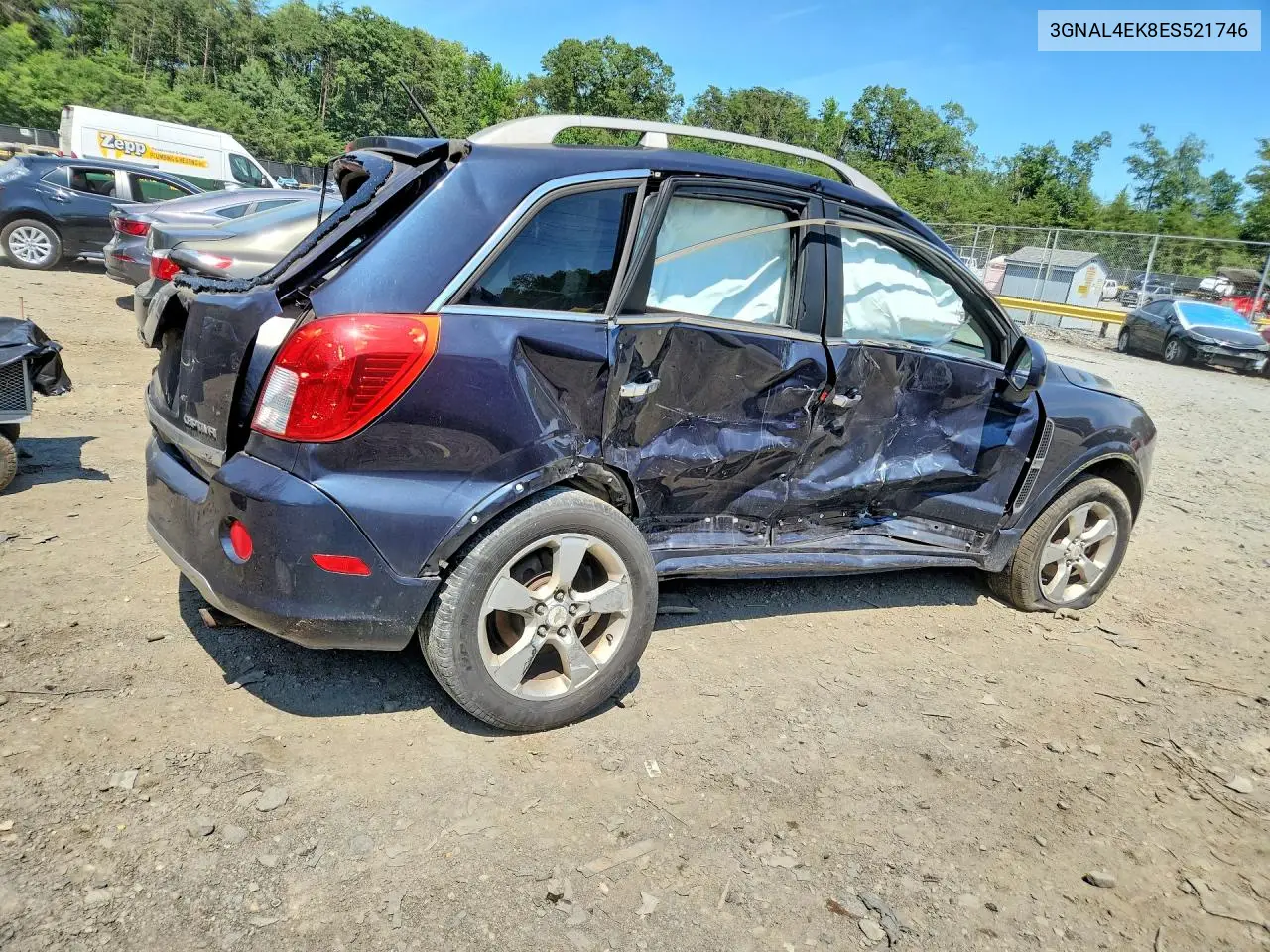 2014 Chevrolet Captiva Ltz VIN: 3GNAL4EK8ES521746 Lot: 60233576