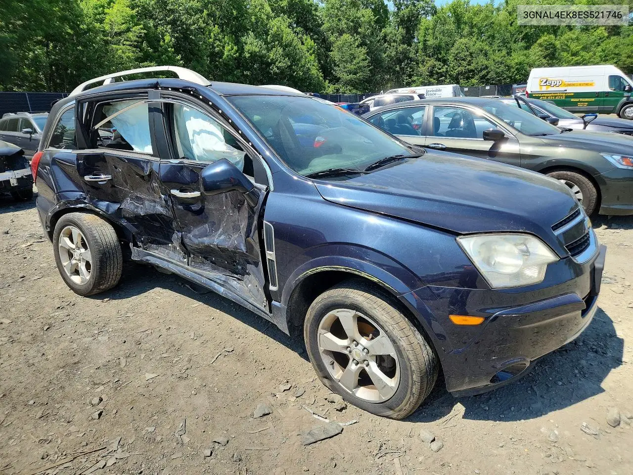2014 Chevrolet Captiva Ltz VIN: 3GNAL4EK8ES521746 Lot: 60233576