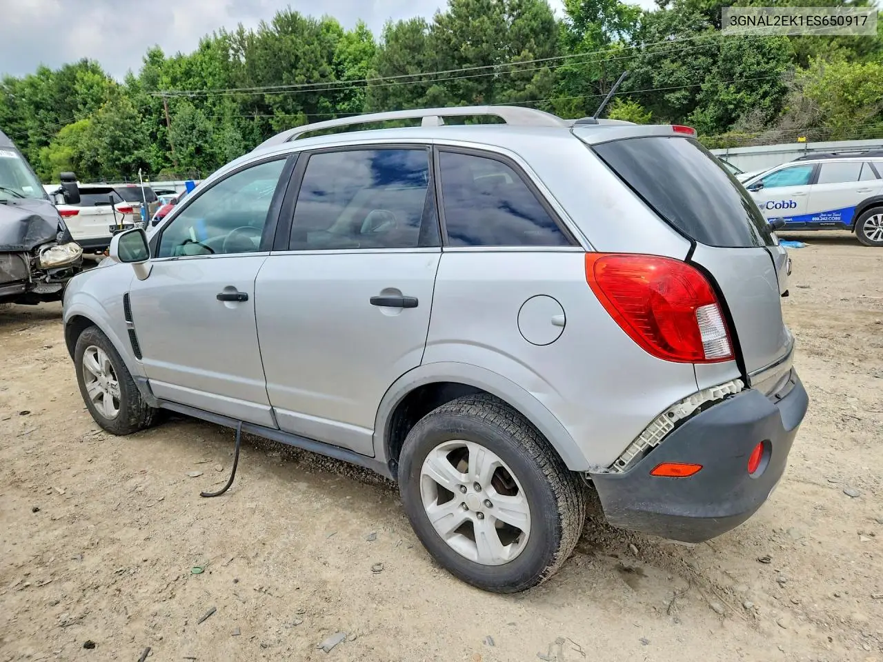 2014 Chevrolet Captiva Ls VIN: 3GNAL2EK1ES650917 Lot: 61764726