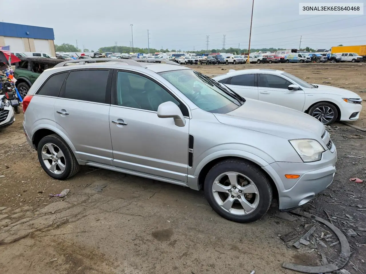 2014 Chevrolet Captiva Lt VIN: 3GNAL3EK6ES640468 Lot: 61967656