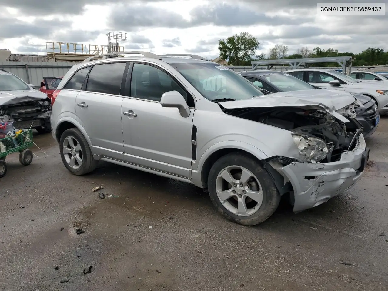 2014 Chevrolet Captiva Lt VIN: 3GNAL3EK3ES659432 Lot: 75808215