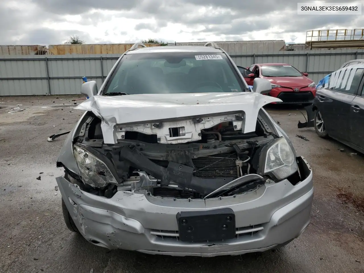 2014 Chevrolet Captiva Lt VIN: 3GNAL3EK3ES659432 Lot: 75808215