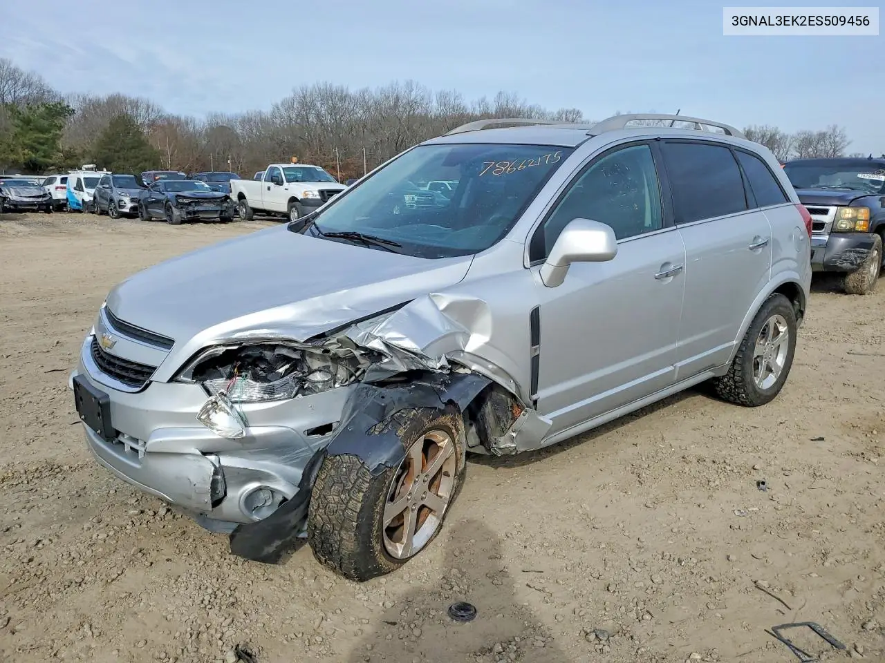 2014 Chevrolet Captiva Lt VIN: 3GNAL3EK2ES509456 Lot: 78662175
