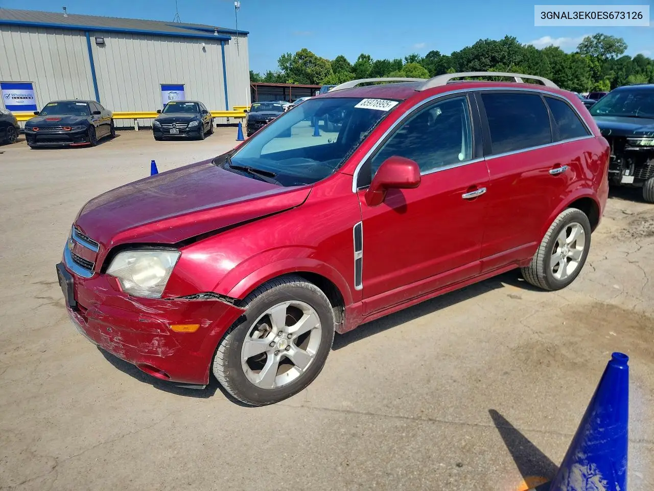 2014 Chevrolet Captiva Lt VIN: 3GNAL3EK0ES673126 Lot: 85978995