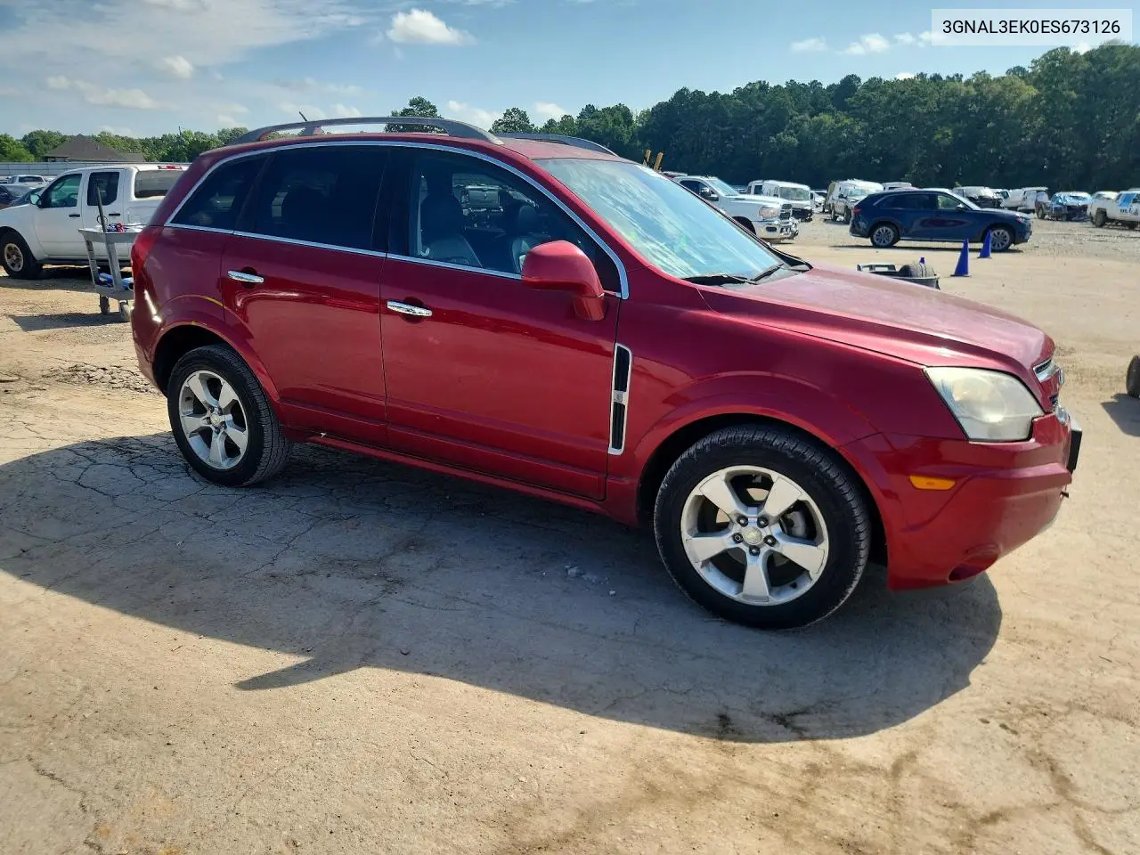 2014 Chevrolet Captiva Lt VIN: 3GNAL3EK0ES673126 Lot: 85978995