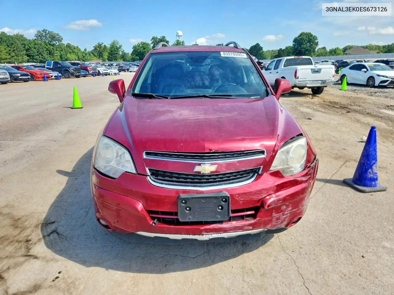 2014 Chevrolet Captiva Lt VIN: 3GNAL3EK0ES673126 Lot: 85978995