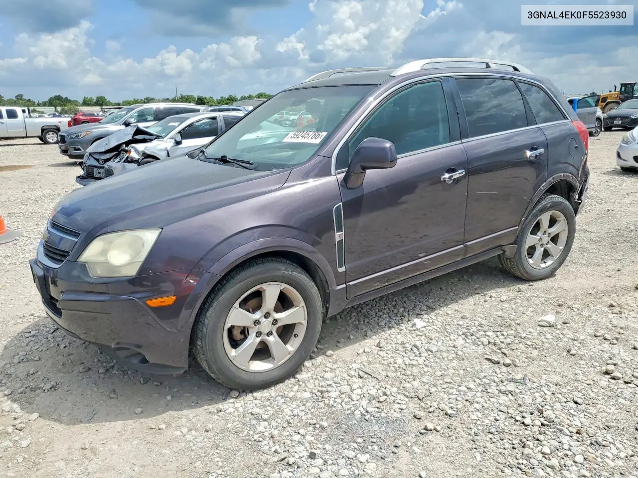 2015 Chevrolet Captiva Sport Ltz VIN: 3GNAL4EK0F5523930 Lot: 59245786