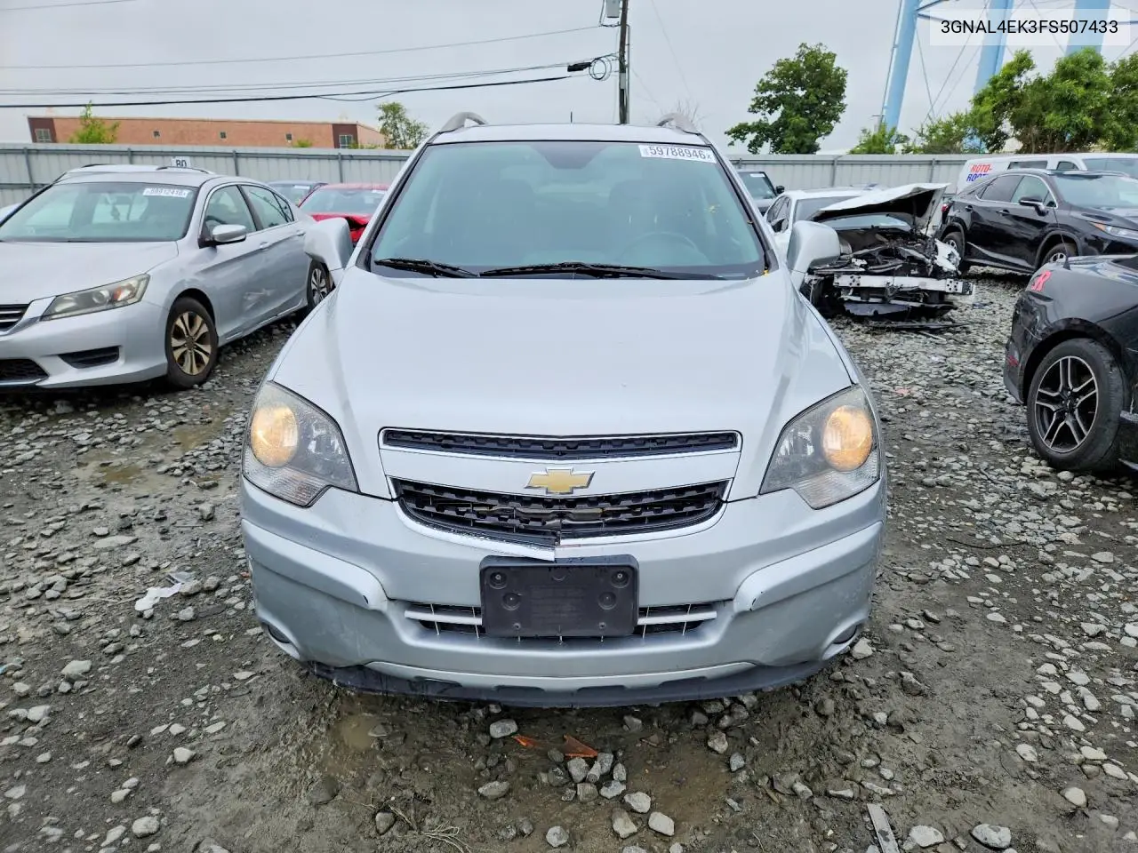 2015 Chevrolet Captiva Ltz VIN: 3GNAL4EK3FS507433 Lot: 59788946