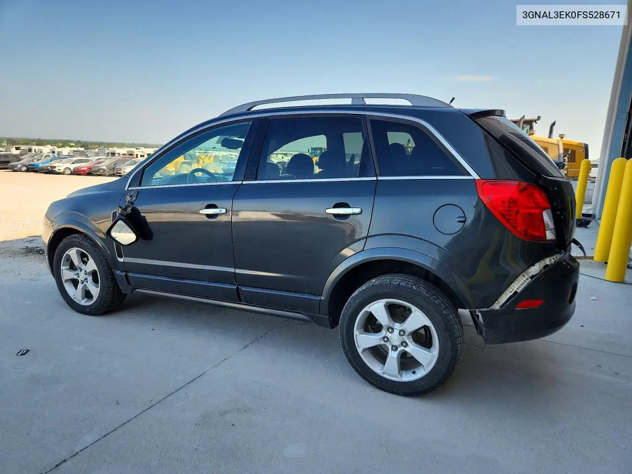 2015 Chevrolet Captiva Lt VIN: 3GNAL3EK0FS528671 Lot: 60249396