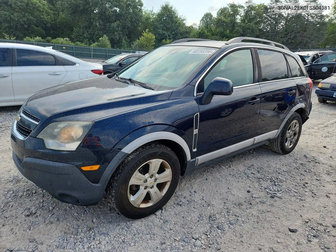 2015 Chevrolet Captiva Ls VIN: 3GNAL2EK0FS504381 Lot: 60250396