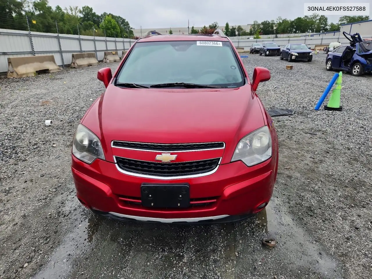 2015 Chevrolet Captiva Ltz VIN: 3GNAL4EK0FS527588 Lot: 60802366