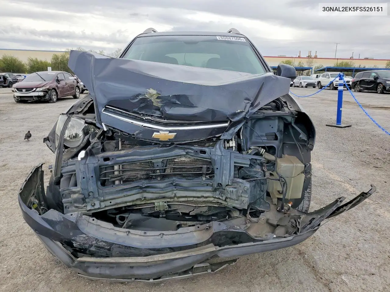 2015 Chevrolet Captiva Ls VIN: 3GNAL2EK5FS526151 Lot: 60887506
