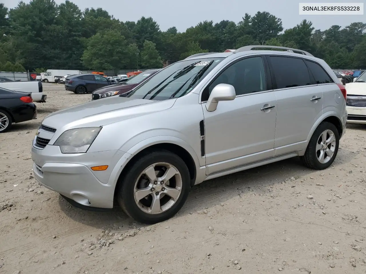 2015 Chevrolet Captiva Lt VIN: 3GNAL3EK8FS533228 Lot: 67593575