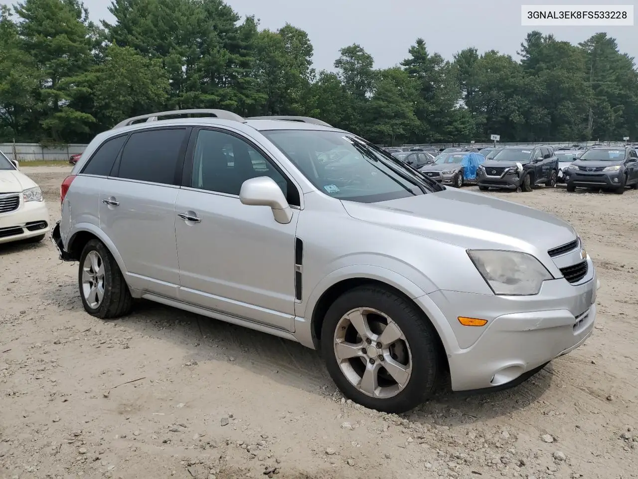 2015 Chevrolet Captiva Lt VIN: 3GNAL3EK8FS533228 Lot: 67593575