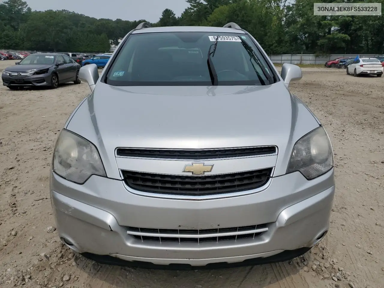 2015 Chevrolet Captiva Lt VIN: 3GNAL3EK8FS533228 Lot: 67593575