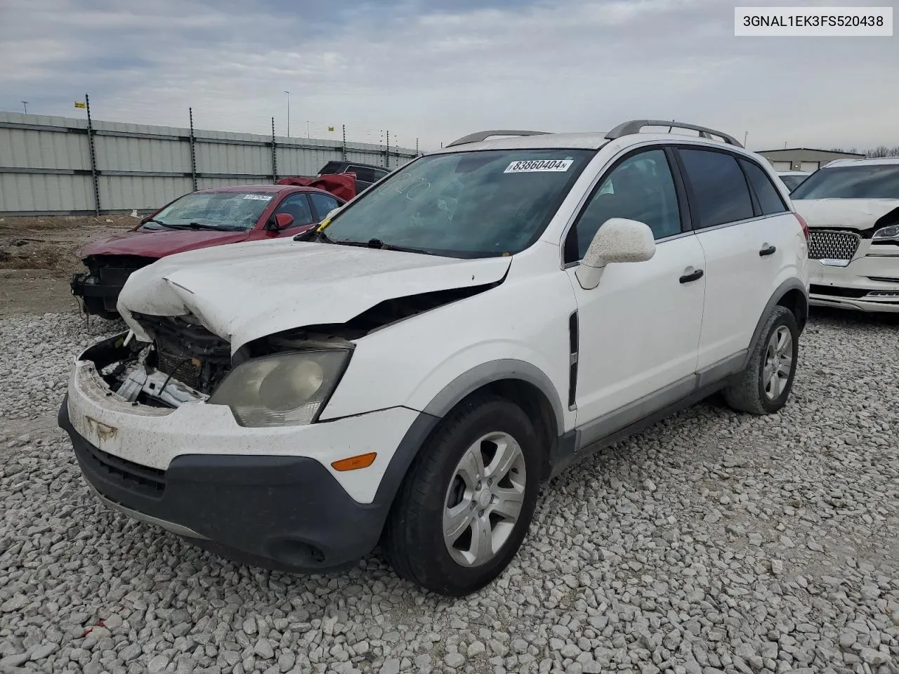 2015 Chevrolet Captiva Ls VIN: 3GNAL1EK3FS520438 Lot: 83860404