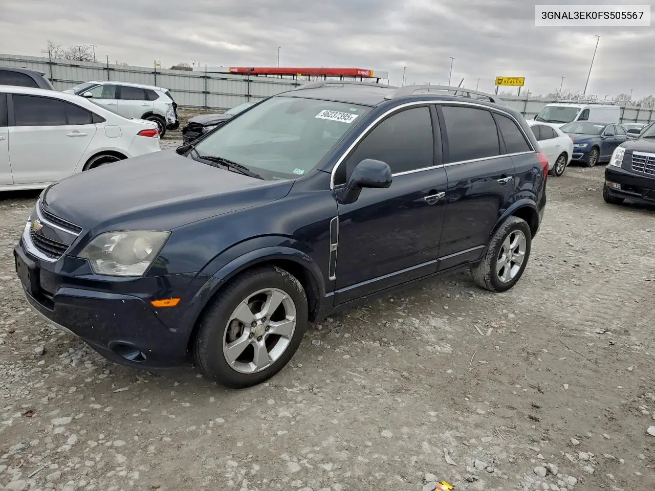 2015 Chevrolet Captiva Lt VIN: 3GNAL3EK0FS505567 Lot: 96237395