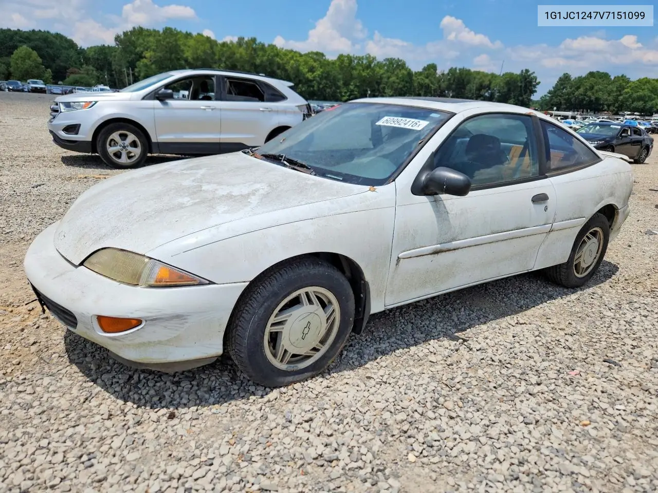 1997 Chevrolet Cavalier VIN: 1G1JC1247V7151099 Lot: 60992416