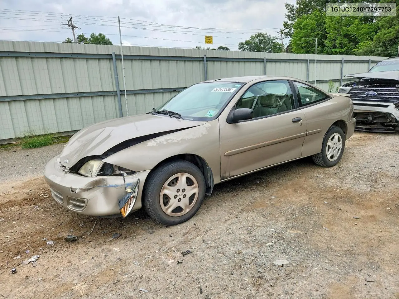 2000 Chevrolet Cavalier VIN: 1G1JC1240Y7297753 Lot: 57673536