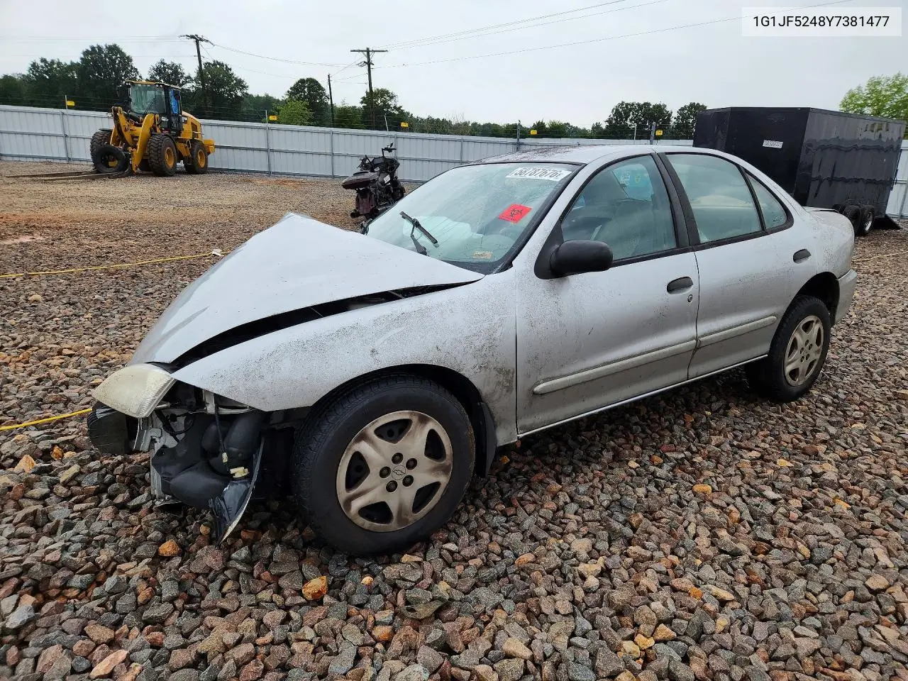 2000 Chevrolet Cavalier Ls VIN: 1G1JF5248Y7381477 Lot: 58787676