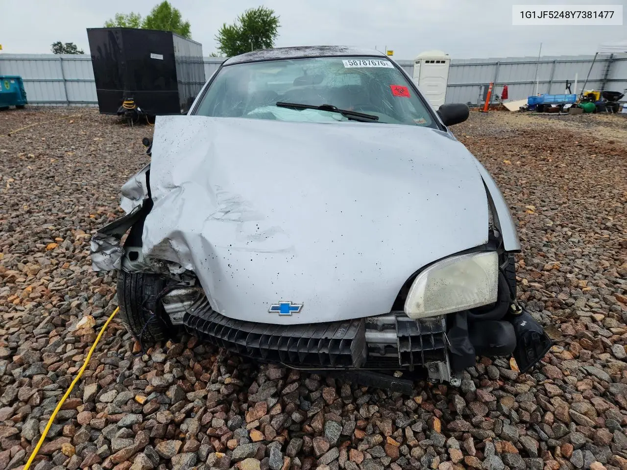 2000 Chevrolet Cavalier Ls VIN: 1G1JF5248Y7381477 Lot: 58787676