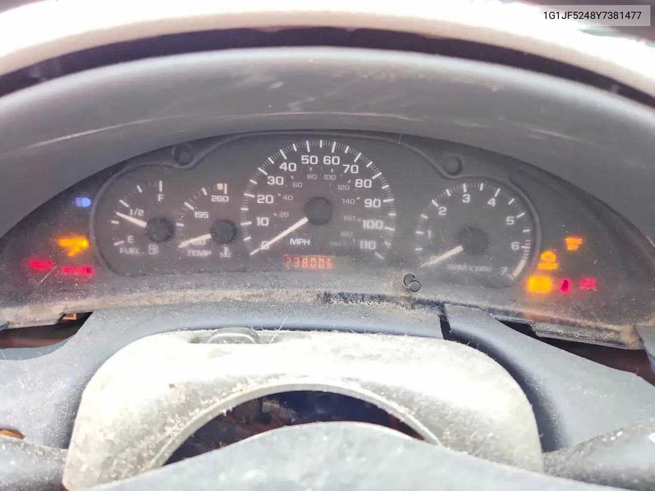 2000 Chevrolet Cavalier Ls VIN: 1G1JF5248Y7381477 Lot: 58787676