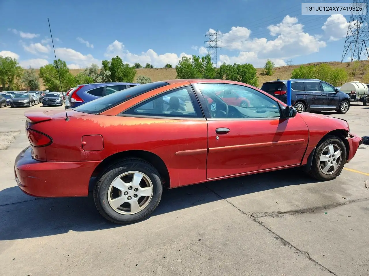 2000 Chevrolet Cavalier VIN: 1G1JC124XY7419325 Lot: 61779206