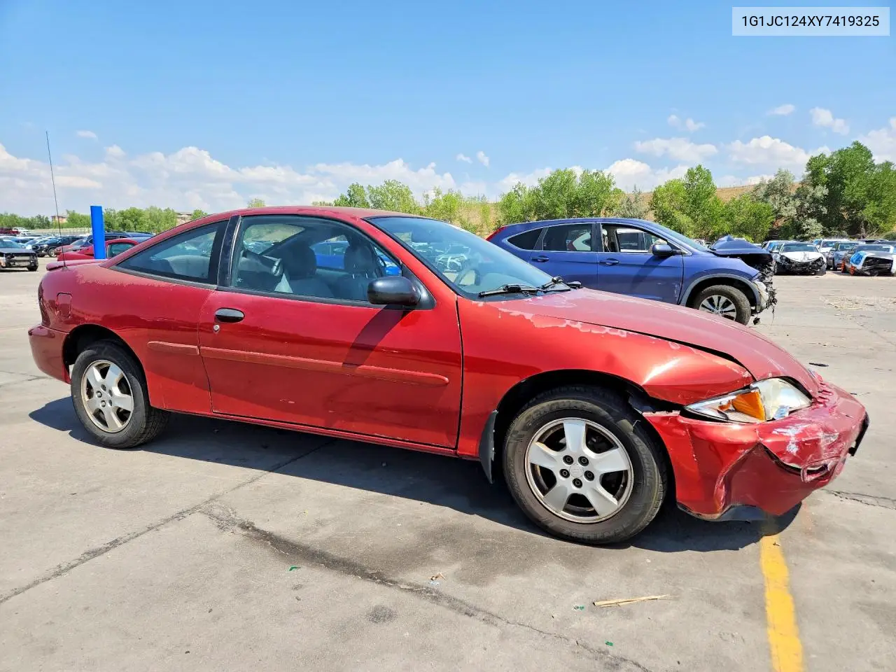 2000 Chevrolet Cavalier VIN: 1G1JC124XY7419325 Lot: 61779206