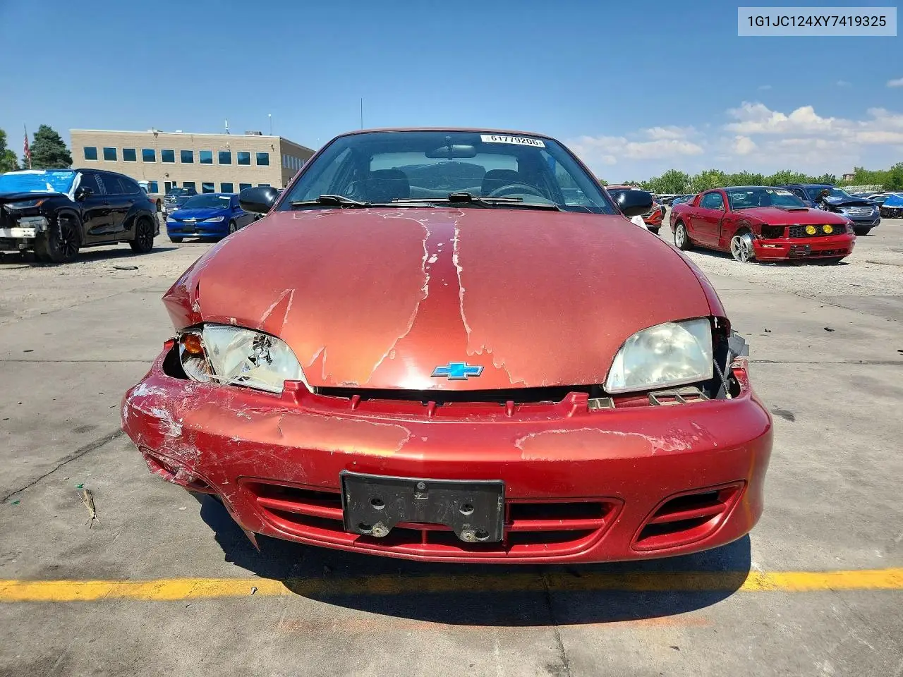 2000 Chevrolet Cavalier VIN: 1G1JC124XY7419325 Lot: 61779206