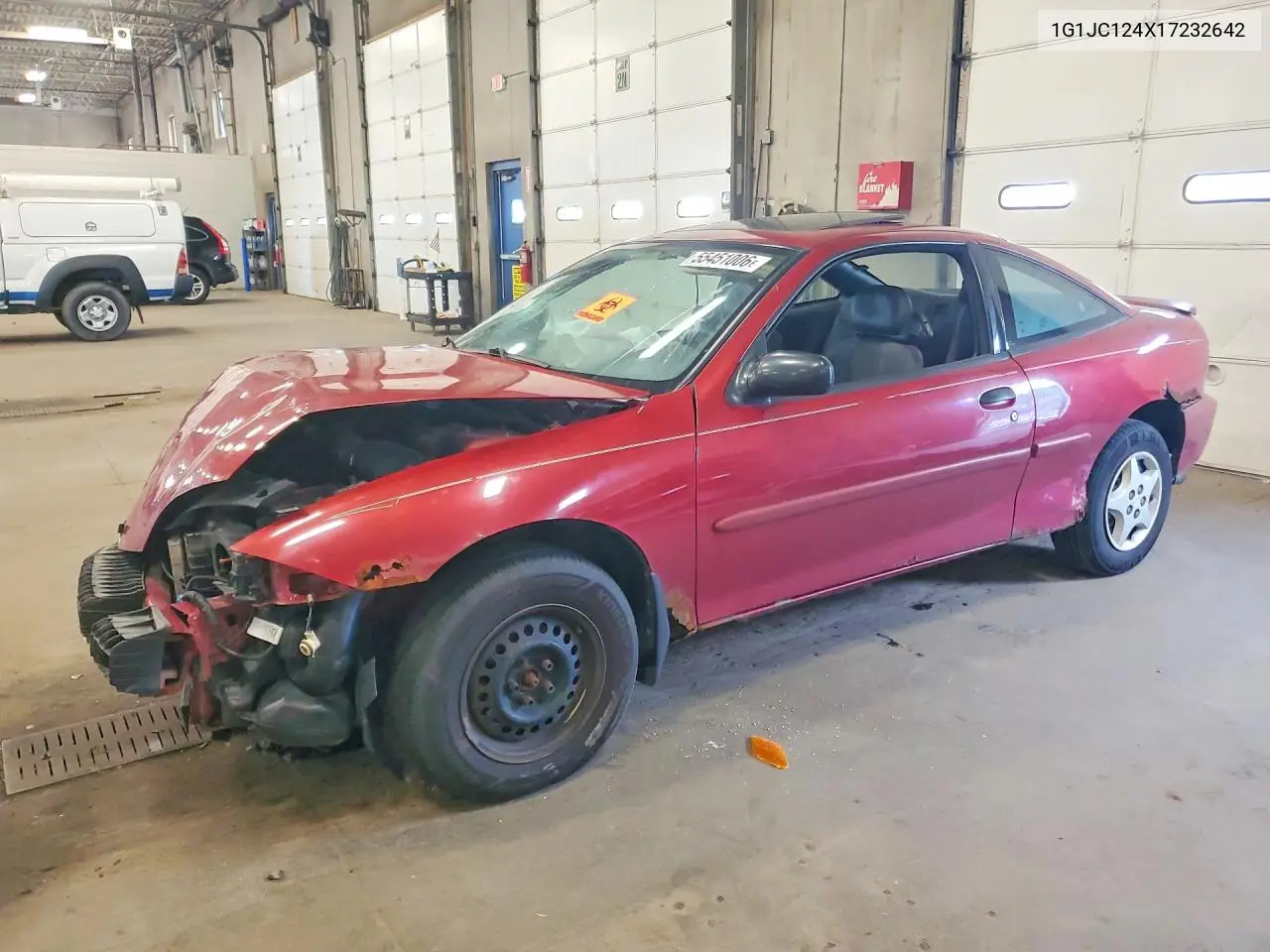 2001 Chevrolet Cavalier VIN: 1G1JC124X17232642 Lot: 55451006