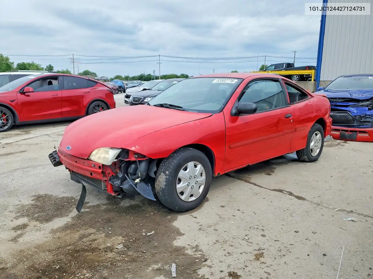 2002 Chevrolet Cavalier VIN: 1G1JC124427124731 Lot: 52002776