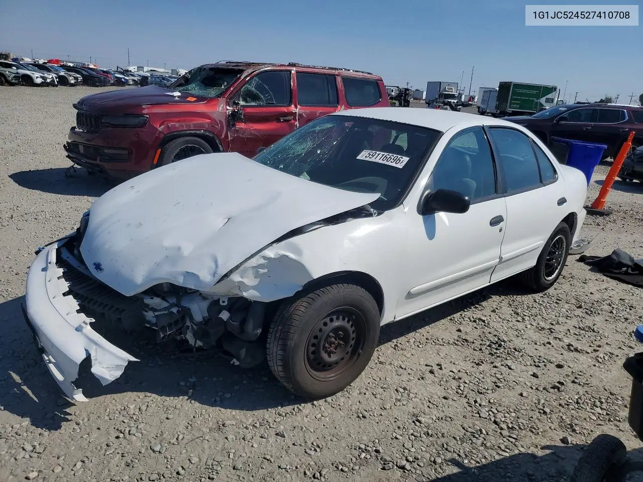 2002 Chevrolet Cavalier Base VIN: 1G1JC524527410708 Lot: 59116696