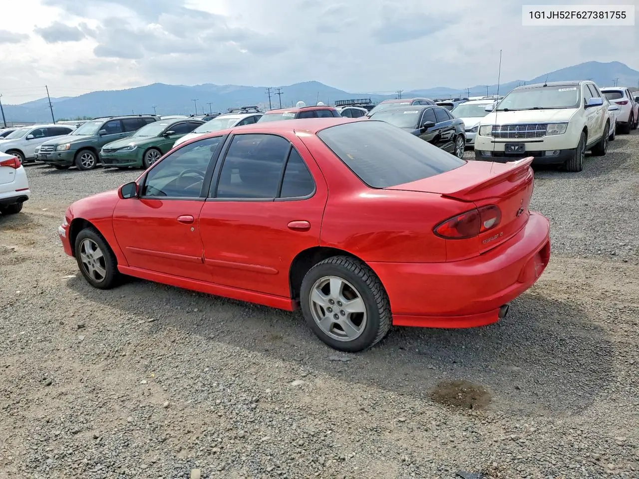 2002 Chevrolet Cavalier Ls Sport VIN: 1G1JH52F627381755 Lot: 62112996