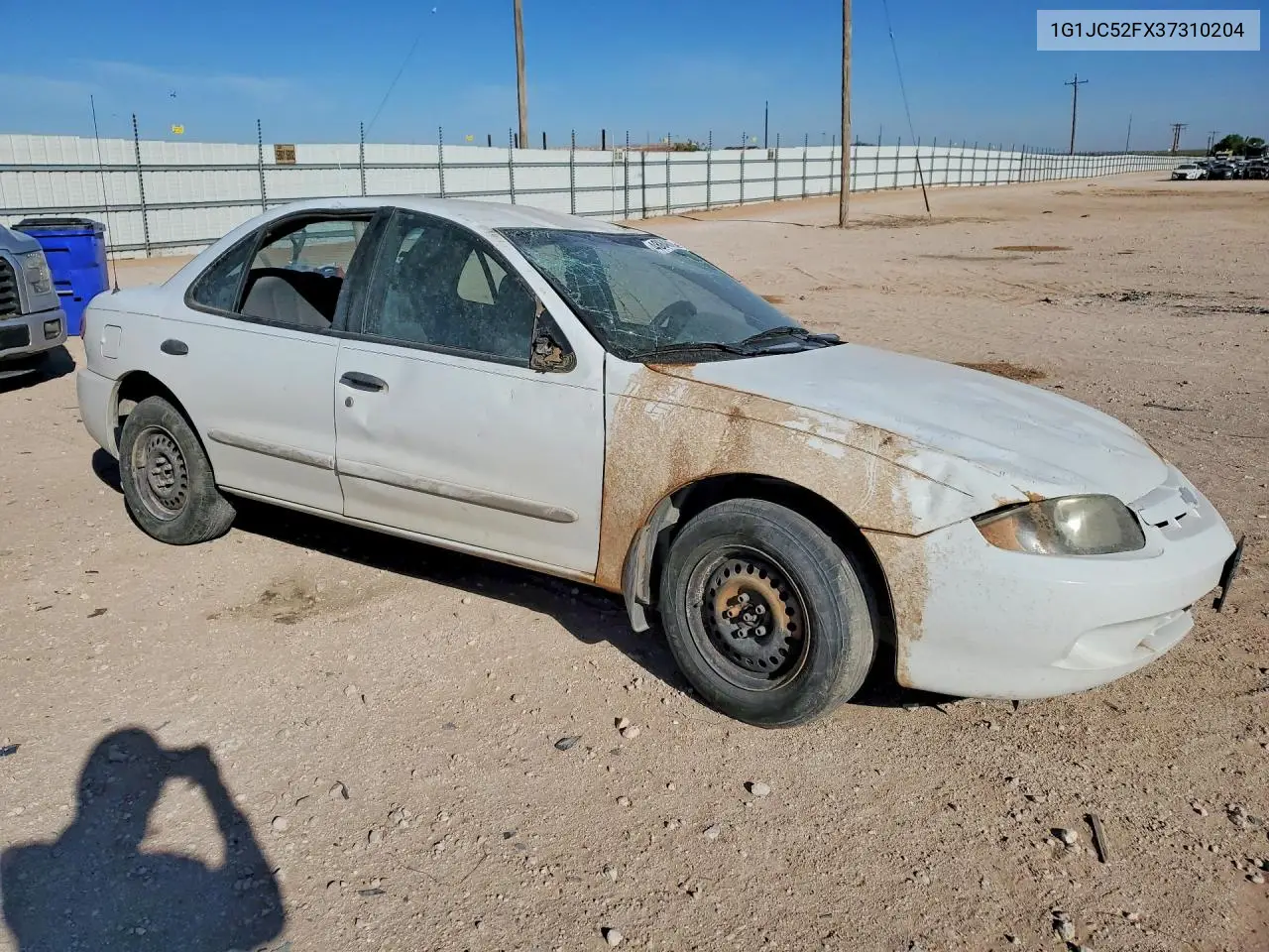 2003 Chevrolet Cavalier VIN: 1G1JC52FX37310204 Lot: 48848196
