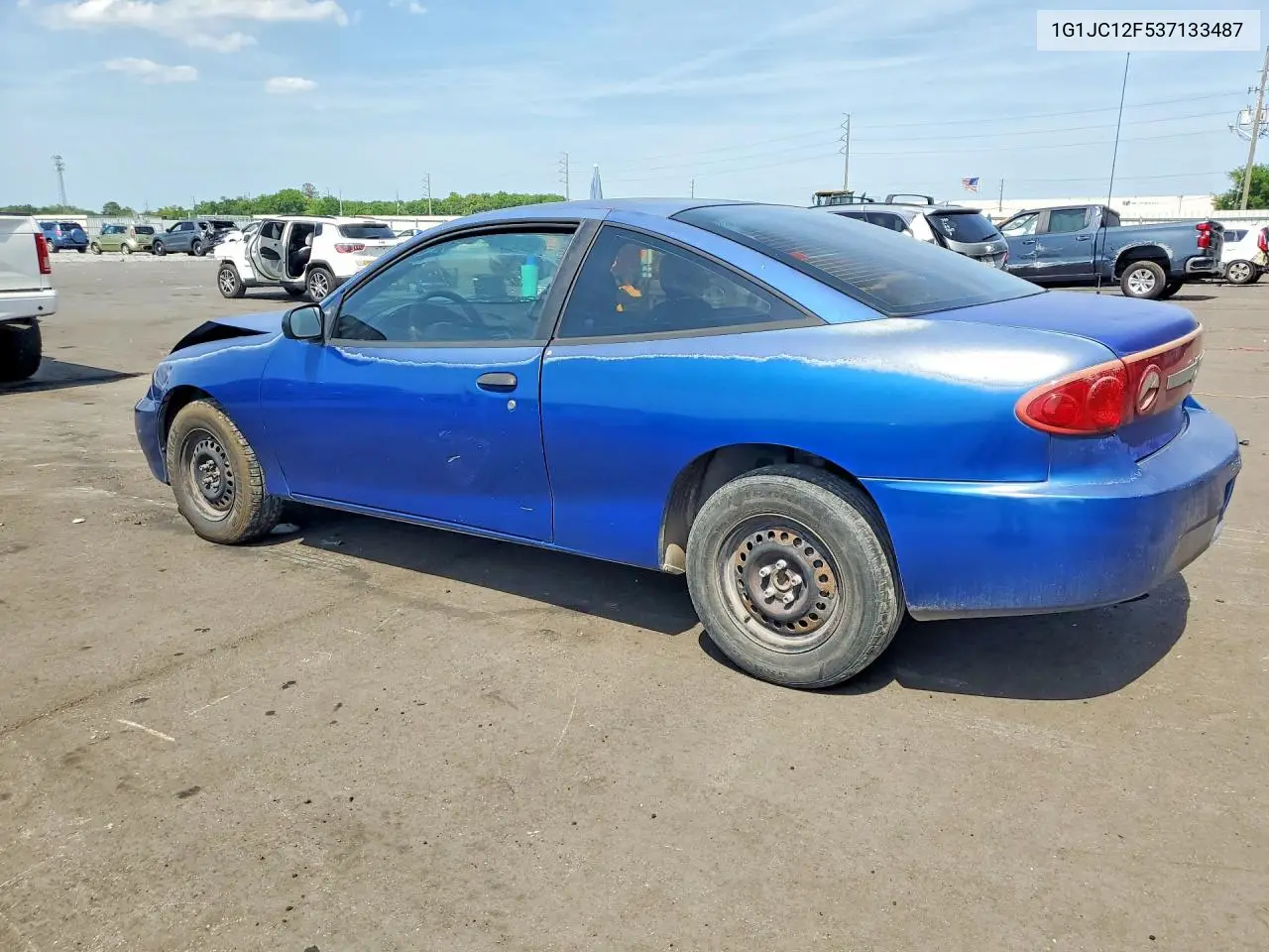 2003 Chevrolet Cavalier VIN: 1G1JC12F537133487 Lot: 52657106