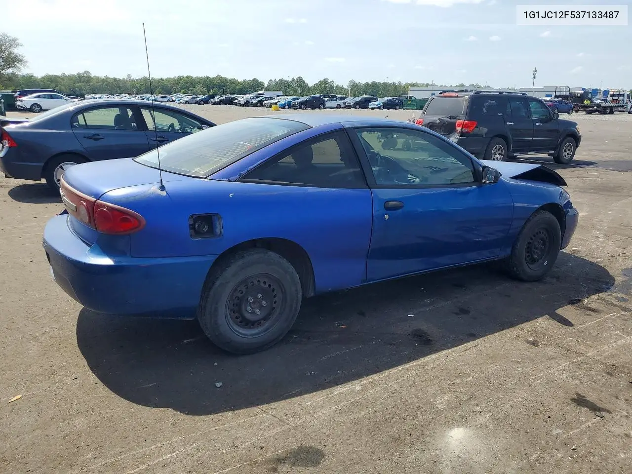 2003 Chevrolet Cavalier VIN: 1G1JC12F537133487 Lot: 52657106