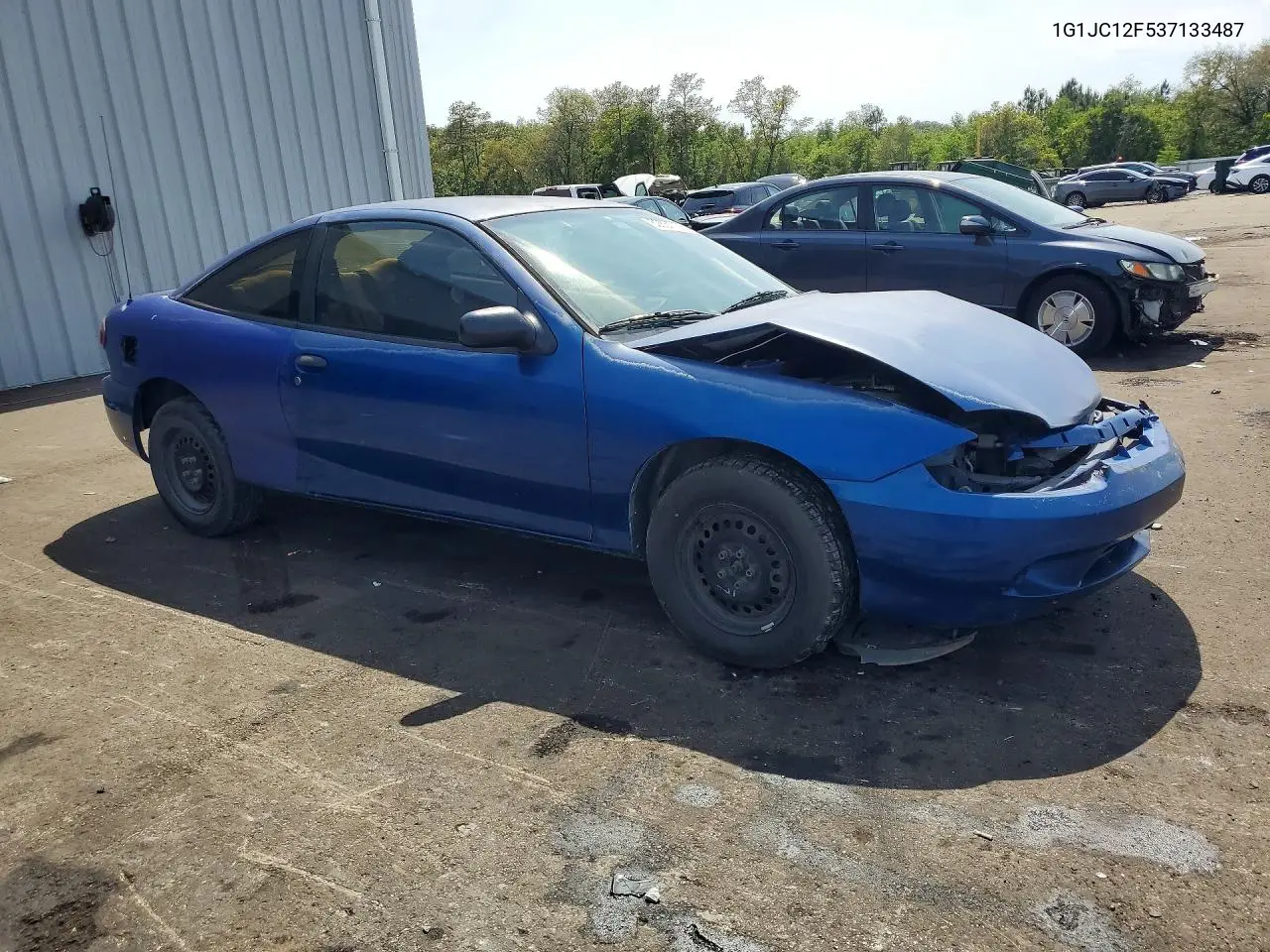 2003 Chevrolet Cavalier VIN: 1G1JC12F537133487 Lot: 52657106