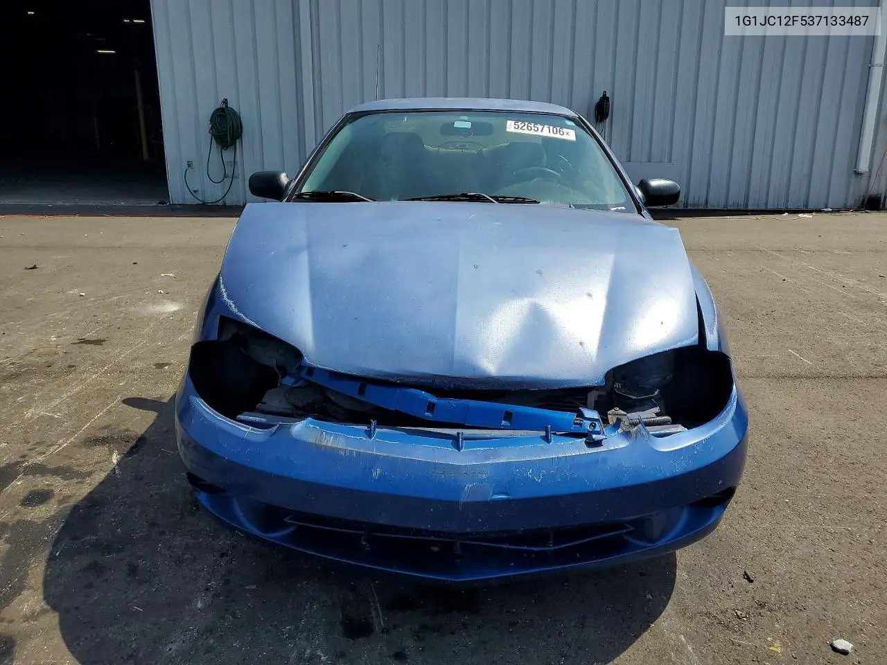 2003 Chevrolet Cavalier VIN: 1G1JC12F537133487 Lot: 52657106