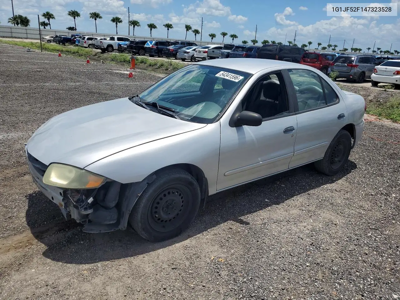 2004 Chevrolet Cavalier Ls VIN: 1G1JF52F147323528 Lot: 54341596